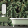 Dark Banana Leaf Wallpaper Mural