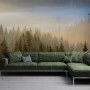 Foggy Pine Forest Landscape Wallpaper Mural