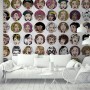 Woman Face Pop Art Wallpaper Mural