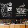 Coffee Mocha Typography Wallpaper Mural