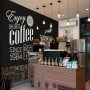 Coffee Mocha Typography Wallpaper Mural