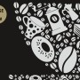 Coffee Mocha Typography Wallpaper Mural