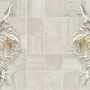 3D Embossed Look Marble Sunflower Wallpaper Mural