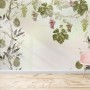 Soft Tropical Grape Trees and Durian Fruits Wallpaper Mural