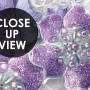 Purple Ornament Floral with Little Butterfly Wallpaper Mural
