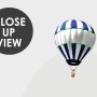 Kids Mountains Hot Air Balloon Wallpaper Mural