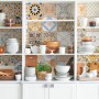 Faux Ceramic Tiles Wallpaper Mural