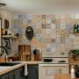 Faux Ceramic Tiles Wallpaper Mural