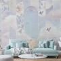 Dreamy Floral and Birds Wallpaper Mural