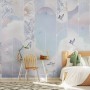 Dreamy Floral and Birds Wallpaper Mural