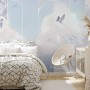 Dreamy Floral and Birds Wallpaper Mural