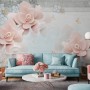 Elegant Rose Floral Wallpaper Mural