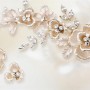 Cream Jewellery Rose Floral Wallpaper Mural