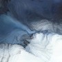 Abstract Dark Blue Brush Wallpaper Mural