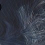 Abstract Dark Blue Brush Wallpaper Mural