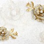 Ornament Rose Floral Wallpaper Mural
