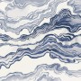 Nordic Abstract Waves Wallpaper Mural