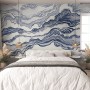 Nordic Abstract Waves Wallpaper Mural