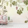Soft Tropical Grape Trees and Durian Fruits Wallpaper Mural