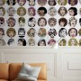 Woman Face Pop Art Wallpaper Mural