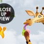 Cartoon Slackline with Animals Wallpaper Mural