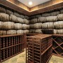 Wine Barell Pattern Wallpaper Mural