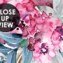 Watercolor Pink Peony Flower Wallpaper Mural