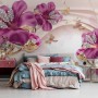 Pink Jewellery Lily Floral Wallpaper Mural