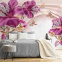 Pink Jewellery Lily Floral Wallpaper Mural