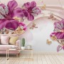 Pink Jewellery Lily Floral Wallpaper Mural