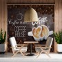 Coffee Beans with Mocha Wallpaper Mural