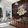 Coffee Beans with Mocha Wallpaper Mural