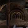 3D Look Dark Tunnel Wallpaper Mural