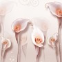 Elegant Calla Lily 3D Floral Wallpaper Mural
