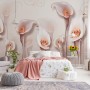 Elegant Calla Lily 3D Floral Wallpaper Mural