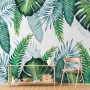 Tropical Palm Leaf Wallpaper Mural