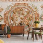 Ceiling Sculpture Angel Greek Wallpaper Mural