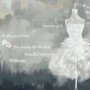 Watercolor Wedding Dress Wallpaper Mural