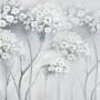 Watercolor Painting White Flowers Wallpaper Mural