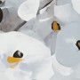 Watercolor Painting White Flowers Wallpaper Mural