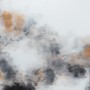 Watercolor Black Brown Smoked Paint Art Wallpaper Mural