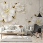 3D Embossed Look Jewelry Roses Wallpaper Mural