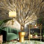 Watercolor Leafless Autumn Trees Wallpaper Mural
