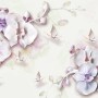 Purple Orchid Floral Wallpaper Mural