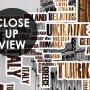 Eiffel Tower and Country Typography Wallpaper Mural