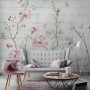 Watercolor Cherry Blossom Wallpaper Mural