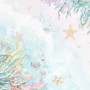 3D Look Soft Undersea with Seashells Wallpaper Mural