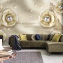 Pearl Anemone Floral Wallpaper Mural