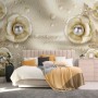 Pearl Anemone Floral Wallpaper Mural