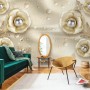 Pearl Anemone Floral Wallpaper Mural